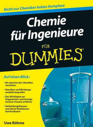 Chemie für Ingenieure für Dummies de U Böhme