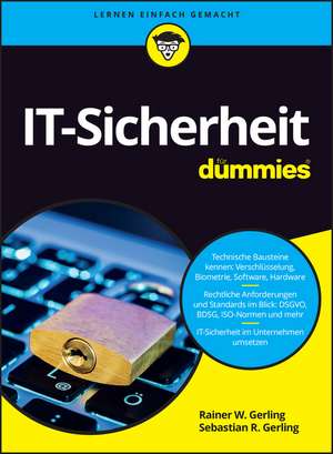 IT–Sicherheit für Dummies de RW Gerling