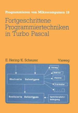 Fortgeschrittene Programmiertechniken in Turbo Pascal de Ekbert Hering