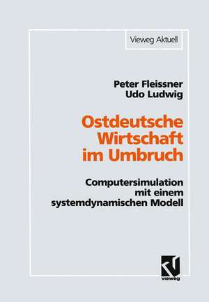 Ostdeutsche Wirtschaft im Umbruch: Computersimulation mit einem systemdynamischen Modell de Peter Fleissner