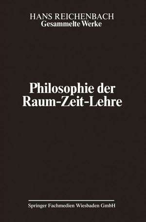 Philosophie der Raum-Zeit-Lehre de Hans Reichenbach