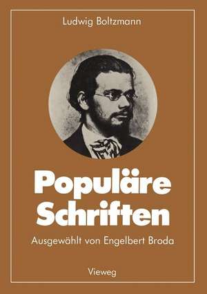 Populäre Schriften de Ludwig Boltzmann