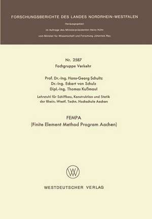 FEMPA (Finite Element Method Program Aachen) de Hans-Georg Schultz