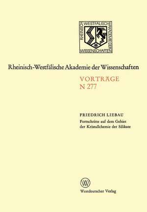 Natur-, Ingenieur- und Wirtschaftswissenschaften: Vorträge · N 277 de Friedrich Liebau