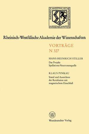 Rheinisch-Westfälische Akademie der Wissenschaften: Natur-, Ingenieur- und Wirtschaftswissenschaften Vorträge · N 327 de Hans-Heinrich Stiller