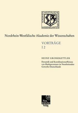 Ingenieur- und Wirtschaftswissenschaften: Vorträge · I 2 de Heinz Grossekettler