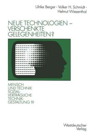 Neue Technologien — verschenkte Gelegenheiten?: Über sozialverträgliche Arbeitszeitmuster, Alternativen der CAD-Einführung und die Einflußchancen von Beschäftigten de Ulrike Berger