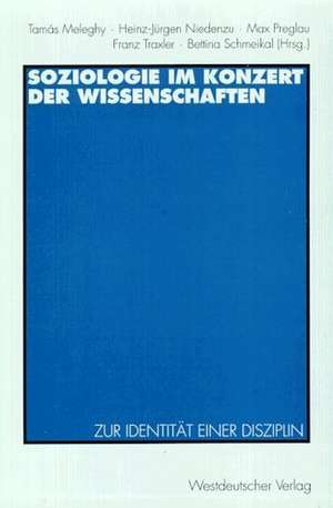 Soziologie im Konzert der Wissenschaften: Zur Identität einer Disziplin de Tamas Meleghy