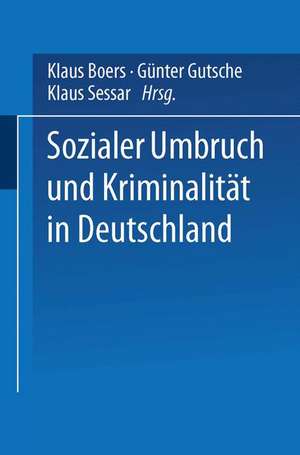 Sozialer Umbruch und Kriminalität in Deutschland de Klaus Boers