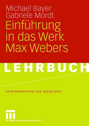 Einführung in das Werk Max Webers de Michael Bayer