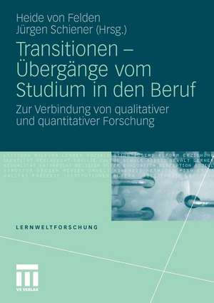 Transitionen - Übergänge vom Studium in den Beruf: Zur Verbindung von qualitativer und quantitativer Forschung de Heide von Felden