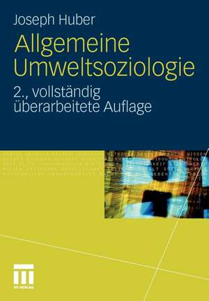 Allgemeine Umweltsoziologie de Joseph Huber