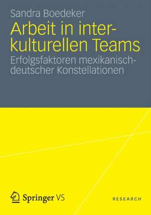 Arbeit in interkulturellen Teams: Erfolgsfaktoren mexikanisch-deutscher Konstellationen de Sandra Boedeker