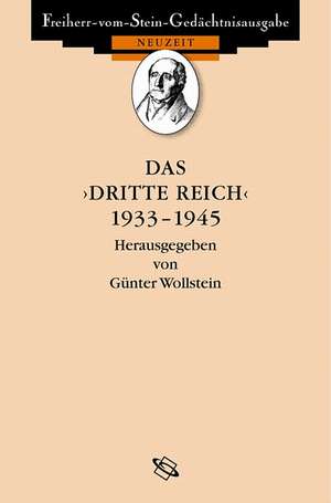 Das 'Dritte Reich' 1933-1945 de Günter Wollstein