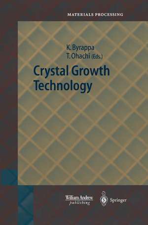 Crystal Growth Technology de Kullaiah Byrappa