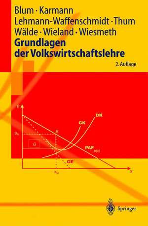 Grundlagen der Volkswirtschaftslehre de Ulrich C. H. Blum