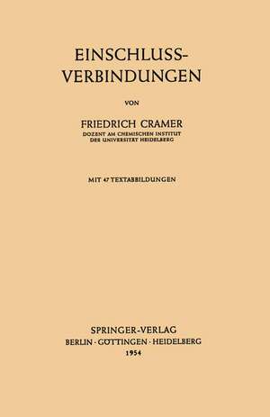 Einschlussverbindungen de Friedrich Cramer