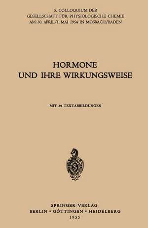 Hormone und ihre Wirkungsweise de G. Koller