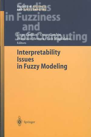 Interpretability Issues in Fuzzy Modeling de Jorge Casillas