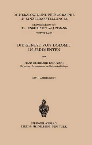 Die Genese von Dolomit in Sedimenten de H. E. Usdowski