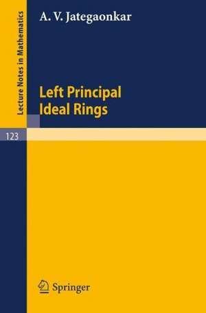 Left Principal Ideal Rings de A. V. Jategaonkar