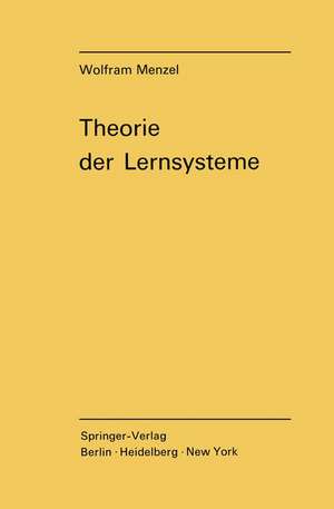 Theorie der Lernsysteme de W. Menzel