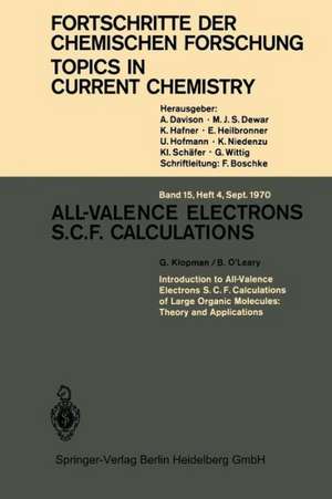 All-Valence Electrons S.C.F. Calculations de G. Klopman