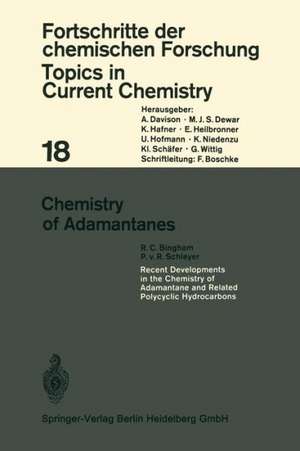 Chemistry of Adamantanes de R.C. Bingham