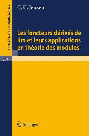 Les Foncteurs Derives de lim et leurs Applications en Theorie des Modules de C. U. Jensen