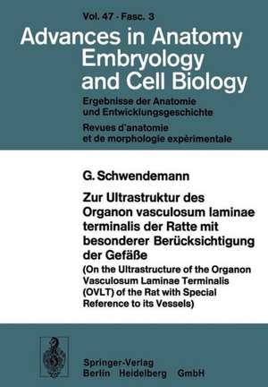 Zur Ultrastruktur des Organon vasculosum laminae terminalis der Ratte mit besonderer Berücksichtigung der Gefäße de G. Schwendemann