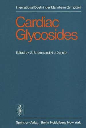 Cardiac Glycosides de G. Bodem