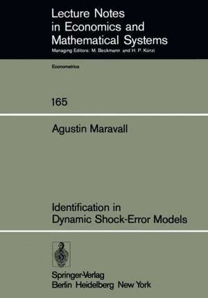 Identification in Dynamic Shock-Error Models de A. Maravall