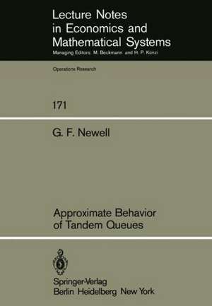 Approximate Behavior of Tandem Queues de G. F. Newell