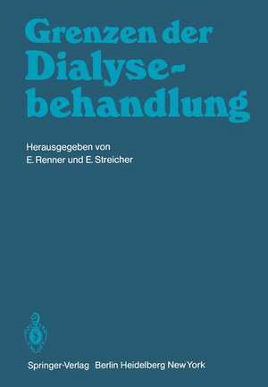 Grenzen der Dialysebehandlung de E. Renner