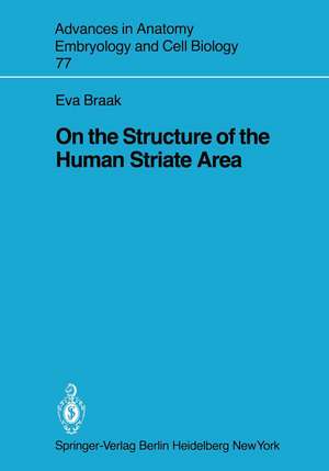 On the Structure of the Human Striate Area de E. Braak