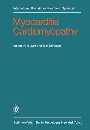 Myocarditis Cardiomyopathy: Selected Problems of Pathogenesis and Clinic de Hanjoerg Just