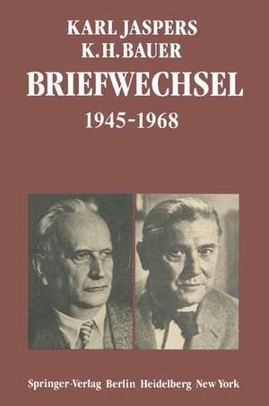 Briefwechsel 1945–1968 de K. Jaspers