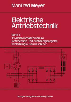 Elektrische Antriebstechnik: Band 1: Asynchronmaschinen im Netzbetrieb und drehzahlgeregelte Schleifringläufermaschinen de M. Meyer