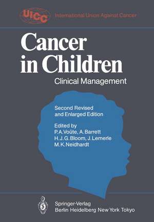 Cancer in Children: Clinical Management de P. a. Voute