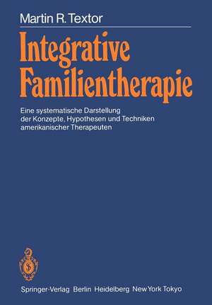 Integrative Familientherapie: Eine systematische Darstellung der Konzepte, Hypothesen und Techniken amerikanischer Therapeuten de Martin Textor