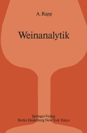 Weinanalytik de Adolf Rapp