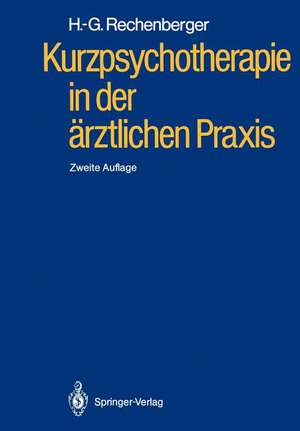 Kurzpsychotherapie in der ärztlichen Praxis de W.T. Winkler