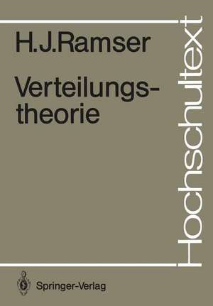 Verteilungstheorie de Hans J. Ramser