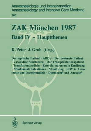 ZAK München 1987: Band IV — Hauptthemen de K. Peter