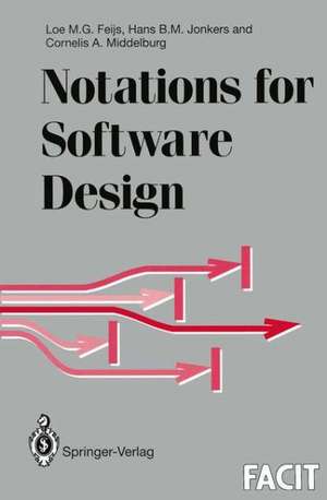 Notations for Software Design de Loe M.G. Feijs