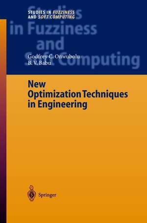 New Optimization Techniques in Engineering de Godfrey C. Onwubolu