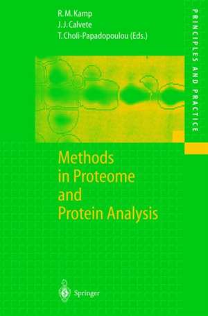 Methods in Proteome and Protein Analysis de Roza Maria Kamp