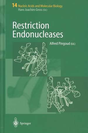 Restriction Endonucleases de Alfred Pingoud