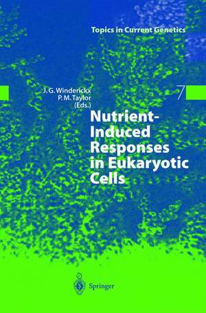 Nutrient-Induced Responses in Eukaryotic Cells de Joris Winderickx