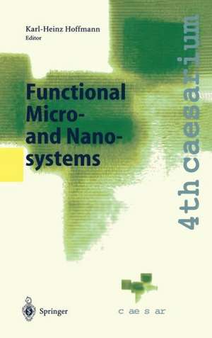 Functional Micro- and Nanosystems: Proceedings of the 4th caesarium, Bonn, June 16–18, 2003 de Karl-Heinz Hoffmann